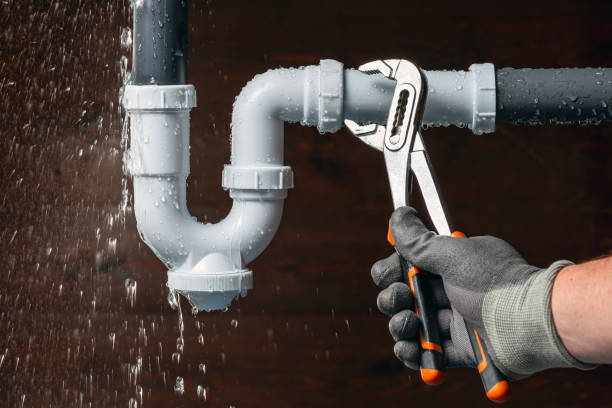Professional Drain Cleaning technician working in Morehead City, NC